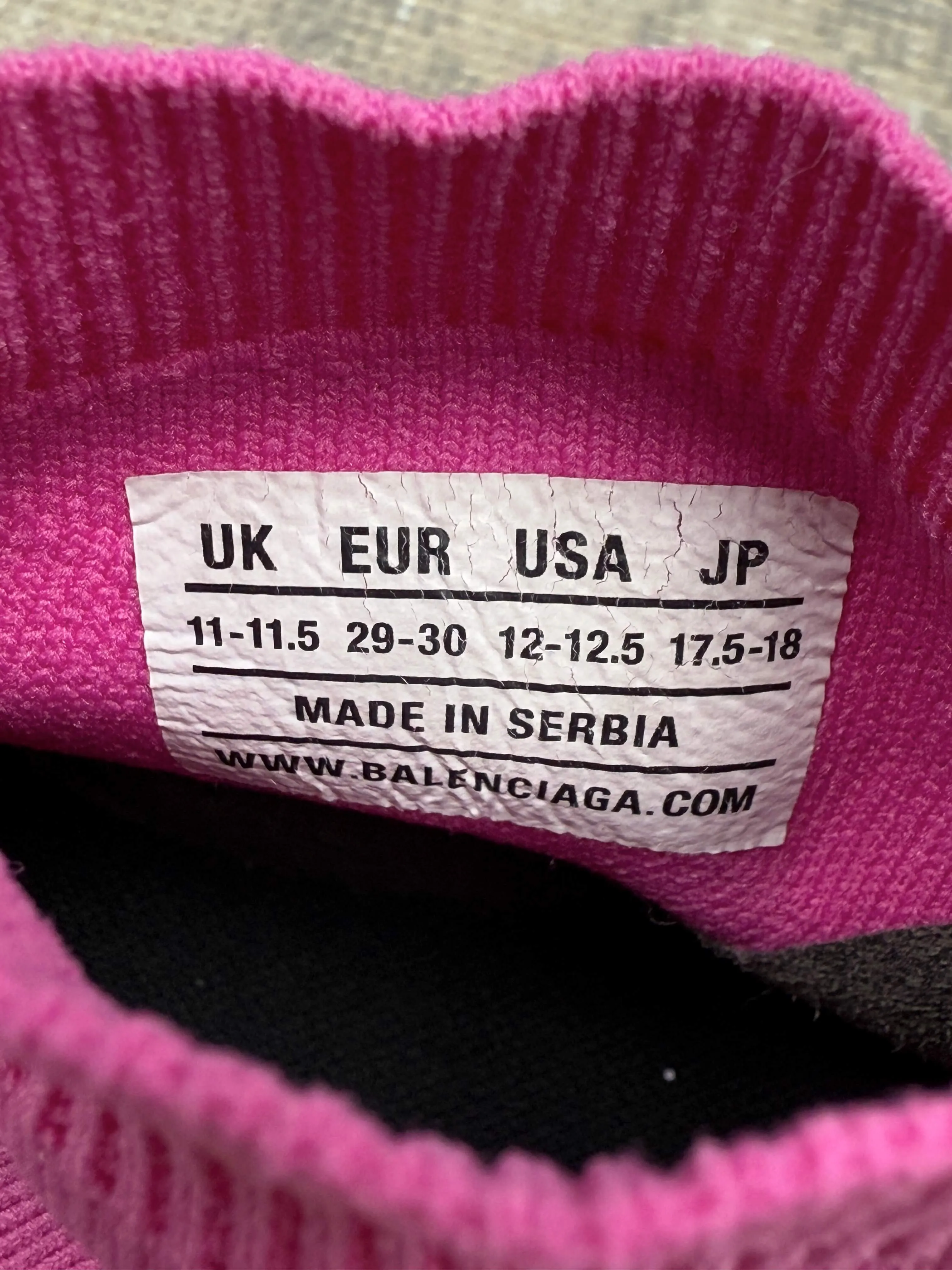 KIDS - Balenciaga Speed Trainers - Pink
