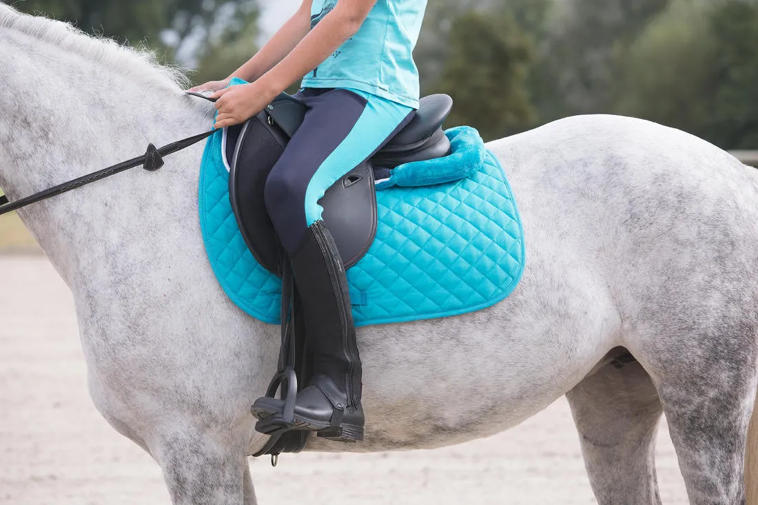 Kids' Horse Riding Mesh Half Chaps 100