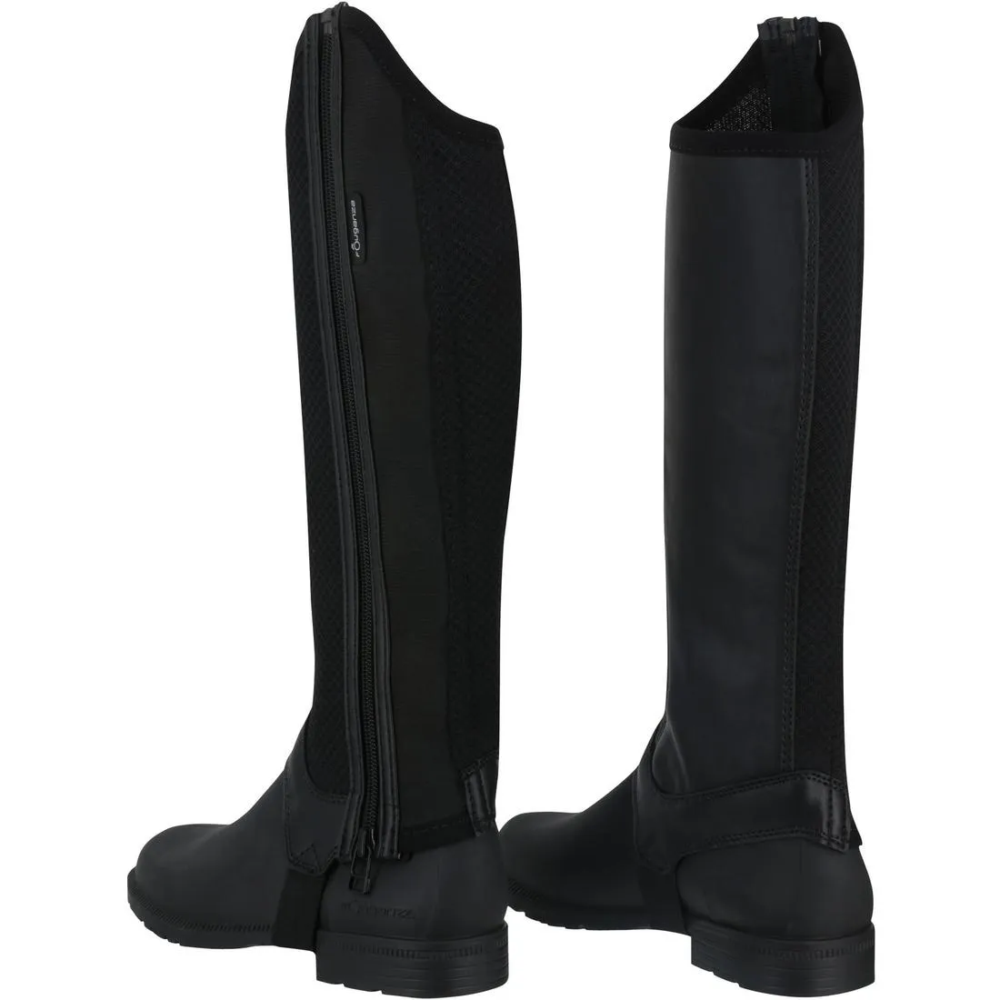 Kids' Horse Riding Mesh Half Chaps 100
