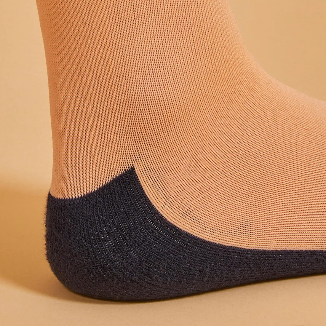 Kids' Horse Riding Socks SKS100 - Petrol Stripes
