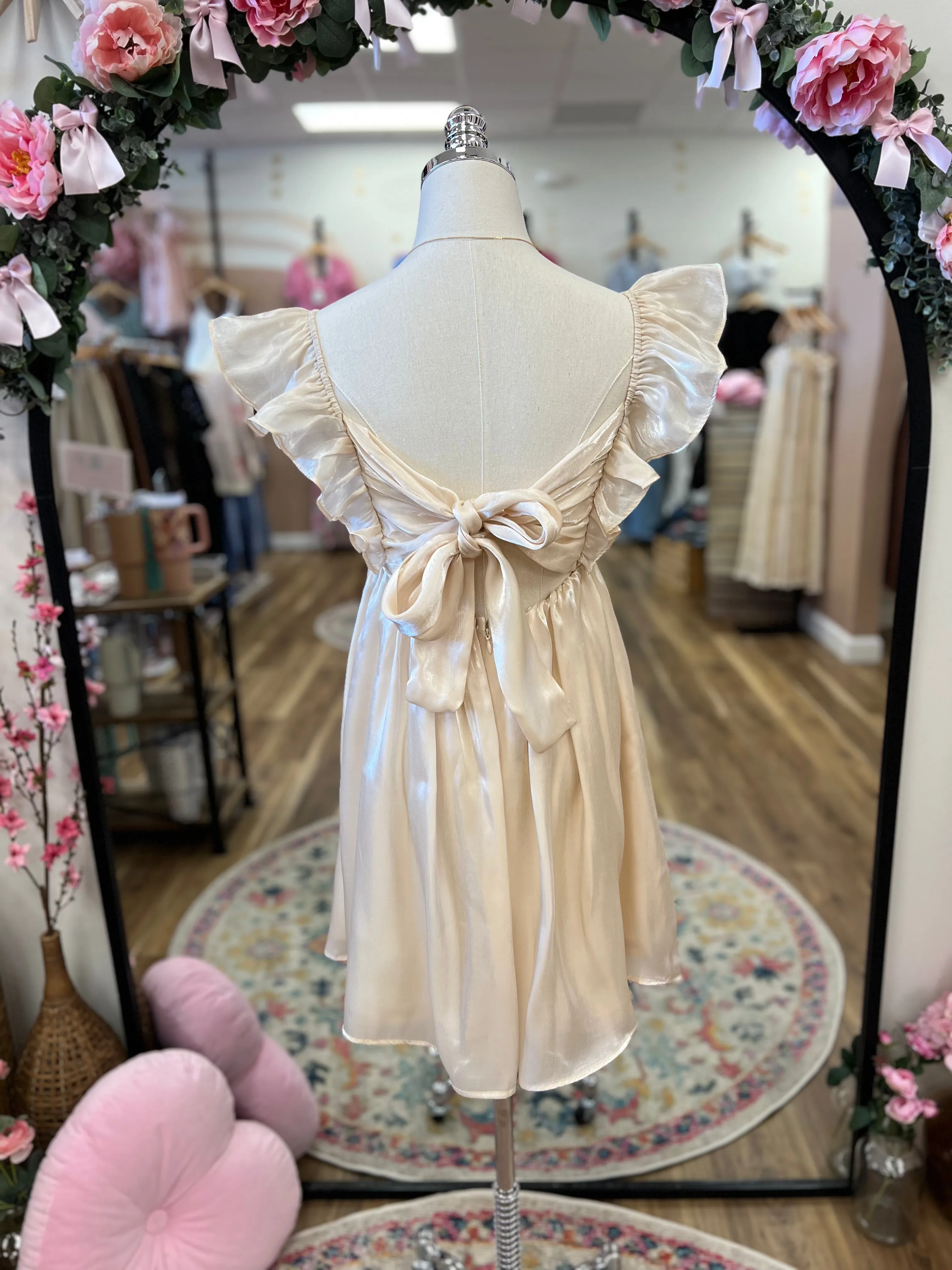 Kleo Champagne Dress