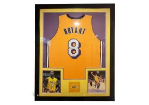 Kobe Bryant Framed Signed PSA Jersey