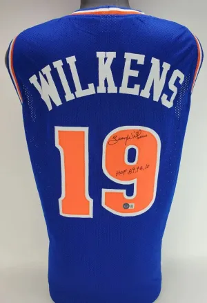 Lenny Wilkens Signed Cleveland Cavaliers Jersey "HOF 89, 98, 10" (Beckett Holo)