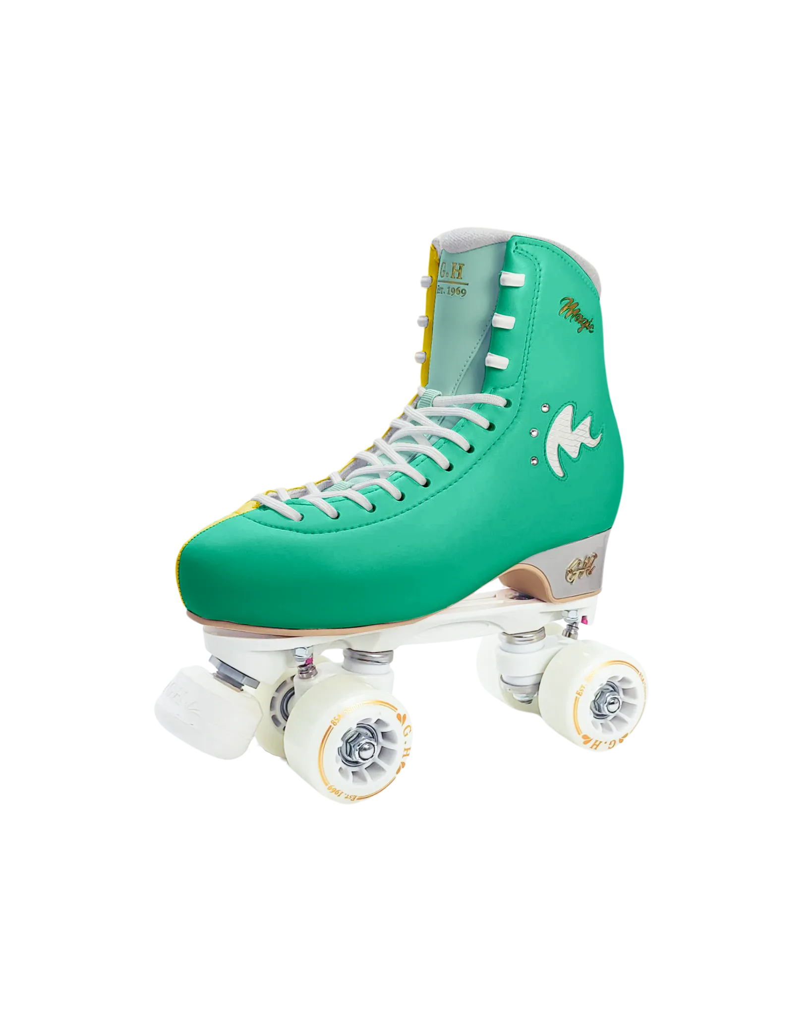 Magic Quad Roller Skates(vegan leather）Color Jam