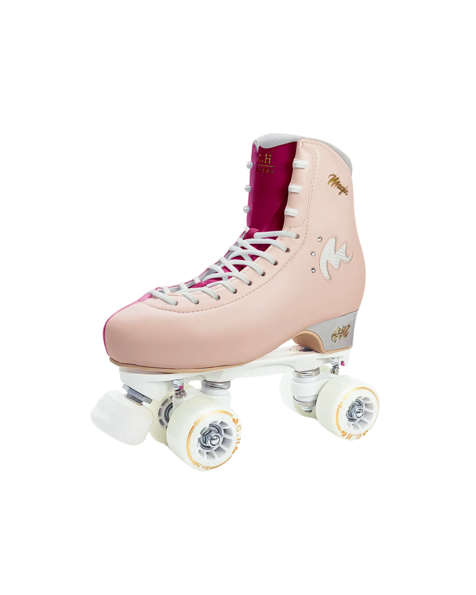 Magic Quad Roller Skates(vegan leather）Color Jam