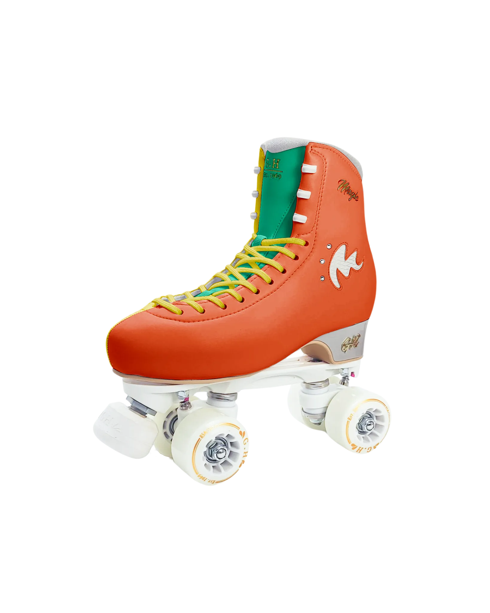 Magic Quad Roller Skates(vegan leather）Color Jam