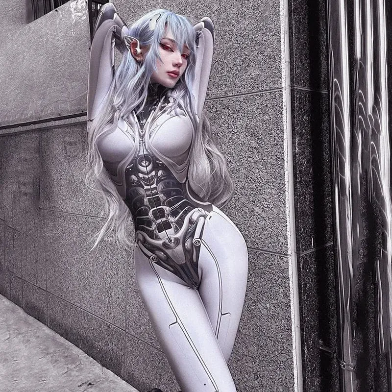 Mech Tech Skeleton Bodysuit
