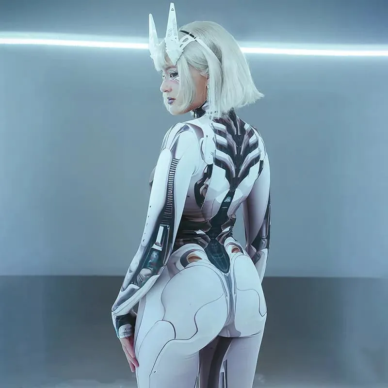 Mech Tech Skeleton Bodysuit