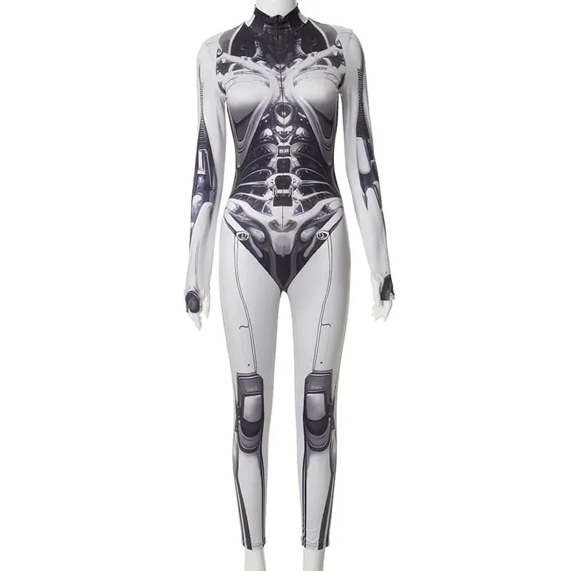 Mech Tech Skeleton Bodysuit