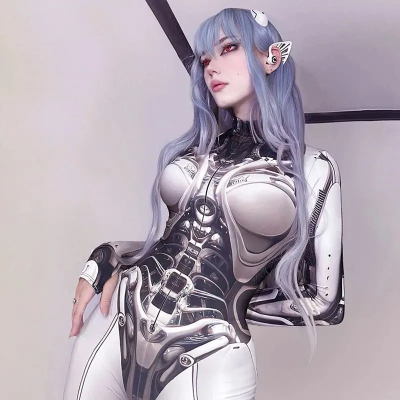 Mech Tech Skeleton Bodysuit
