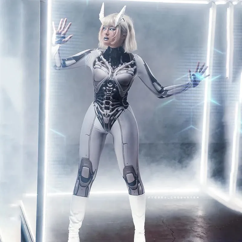 Mech Tech Skeleton Bodysuit