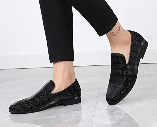 Men's Suede Breathable Smoking Loafers