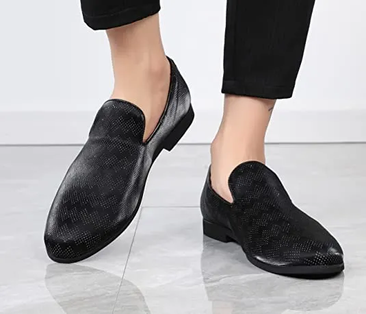 Men's Suede Breathable Smoking Loafers