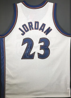 Michael Jordan Signed Autographed Washington Wizards Basketball Jersey (UDA COA)