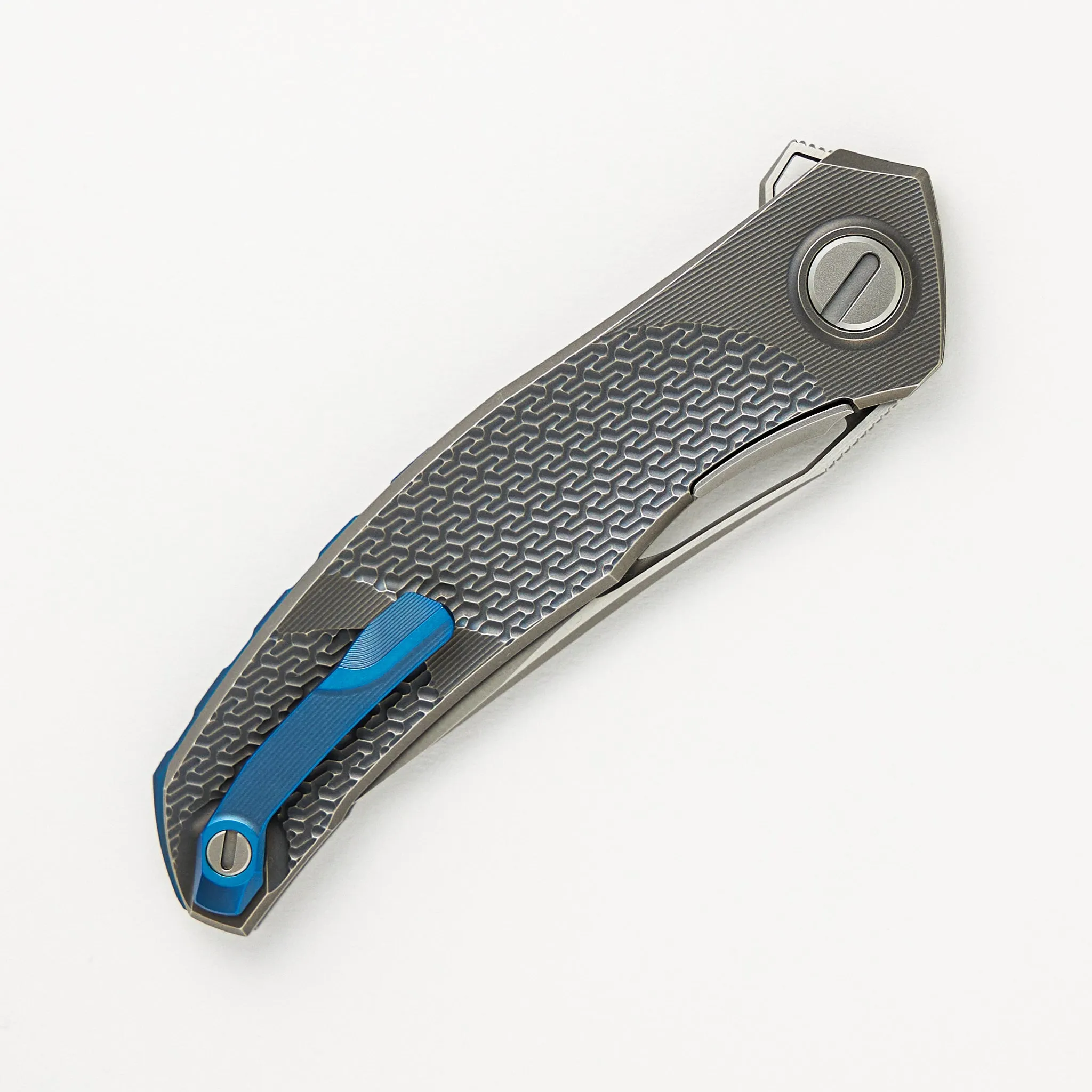 Mini Quantum Custom Division – Titanium Handle – M398 Blade – SRRBS