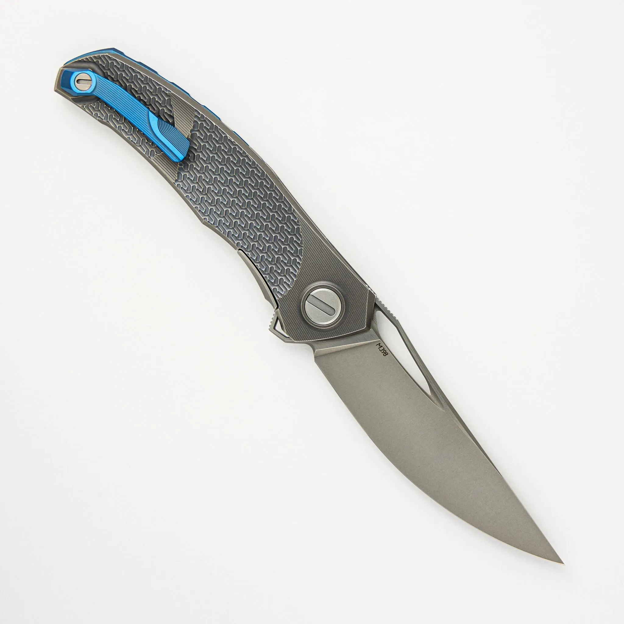 Mini Quantum Custom Division – Titanium Handle – M398 Blade – SRRBS