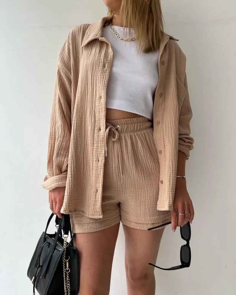 Mrs. Kennedy - Casual Cotton Loungewear Set