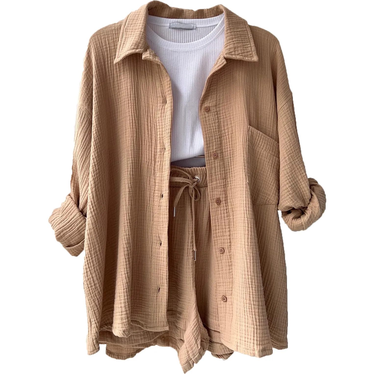 Mrs. Kennedy - Casual Cotton Loungewear Set