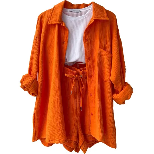 Mrs. Kennedy - Casual Cotton Loungewear Set
