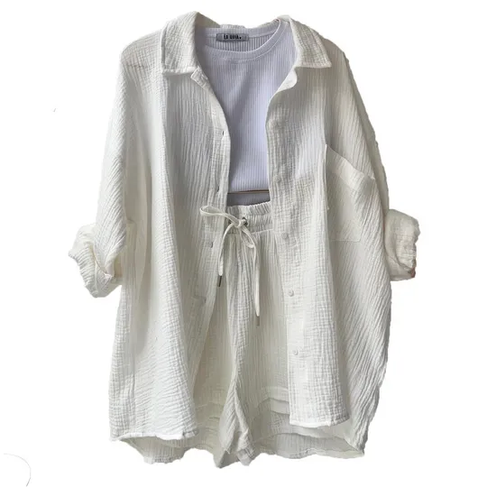 Mrs. Kennedy - Casual Cotton Loungewear Set