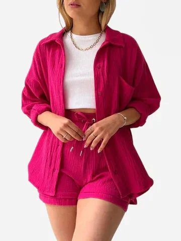 Mrs. Kennedy - Casual Cotton Loungewear Set