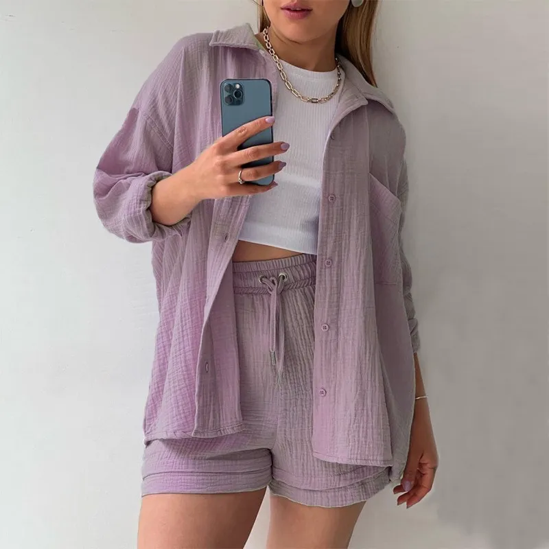 Mrs. Kennedy - Casual Cotton Loungewear Set