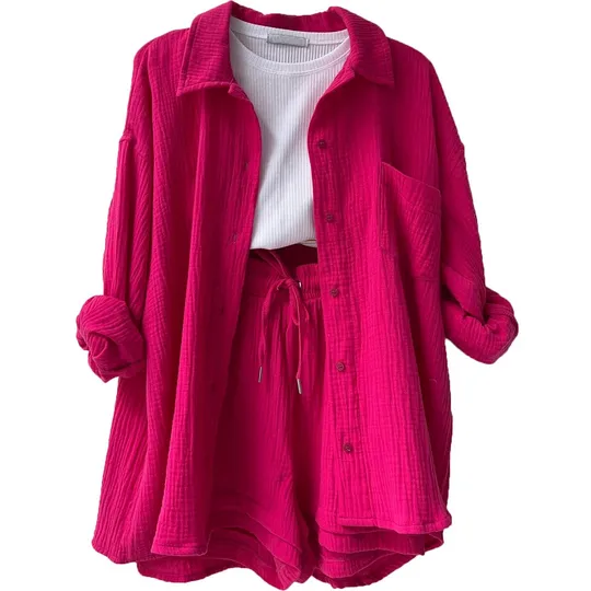 Mrs. Kennedy - Casual Cotton Loungewear Set