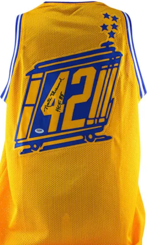 Nate Thurmond Signed Autographed Golden State Warriors Basketball Jersey (PSA/DNA COA)