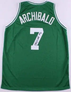 Nate 'Tiny' Archibald Signed Autographed Boston Celtics Basketball Jersey (JSA COA)