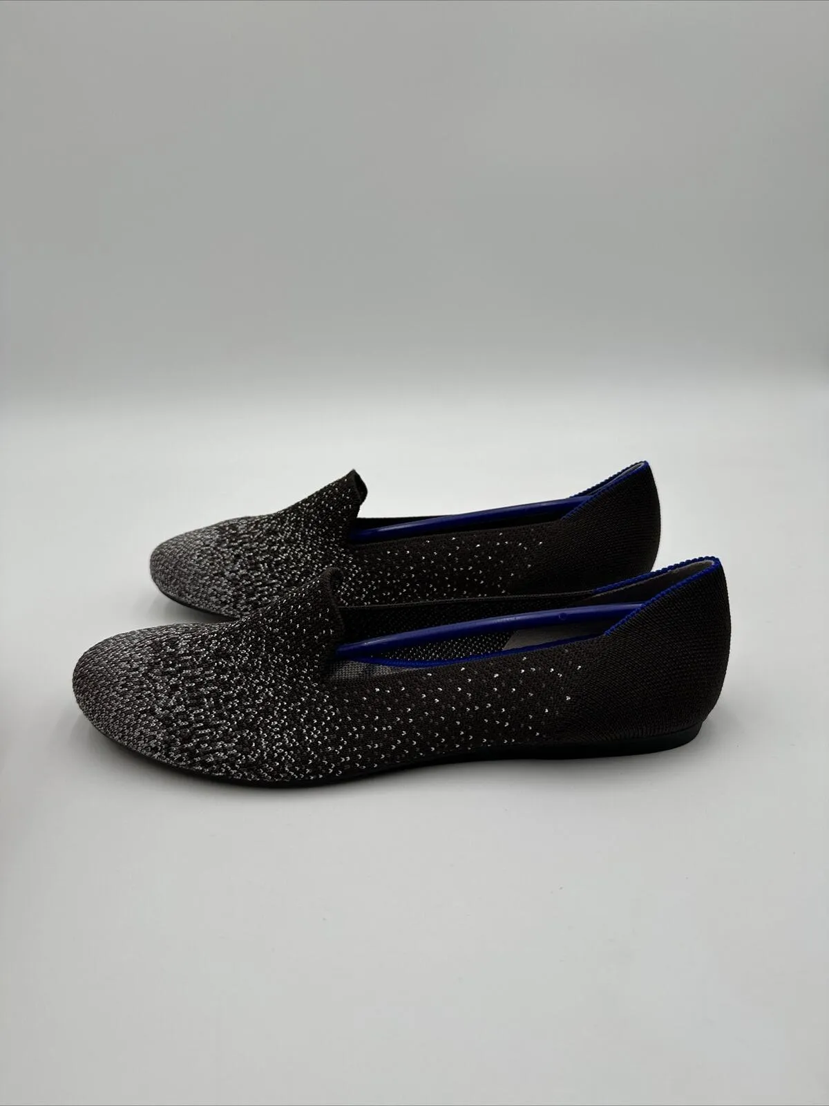 NWOB ROTHY’S The Loafer Brown Twilight Metallic Sparkle Women’s Size 6 - Like New