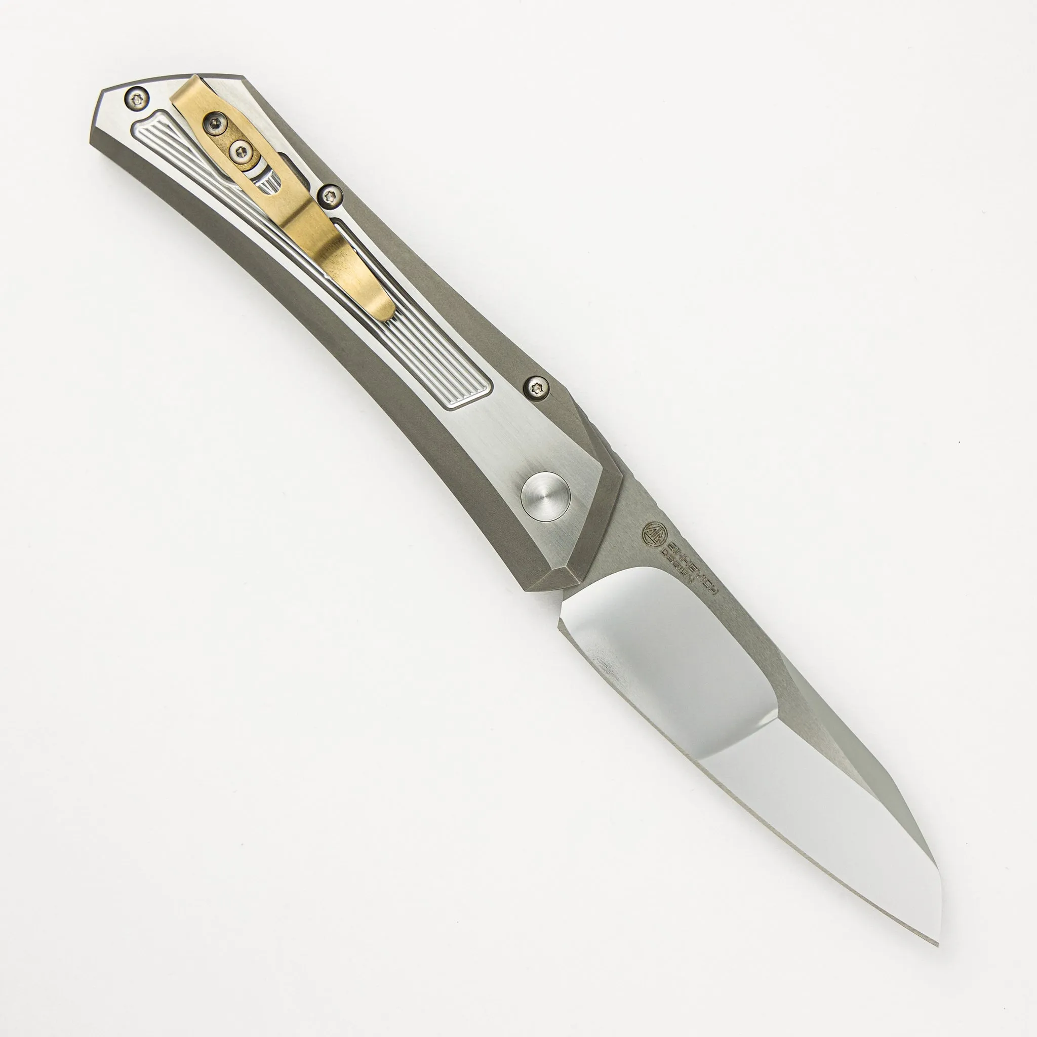 Oligarch - Mirror Polish Blade - Pearl Button (Sinkevich Design)
