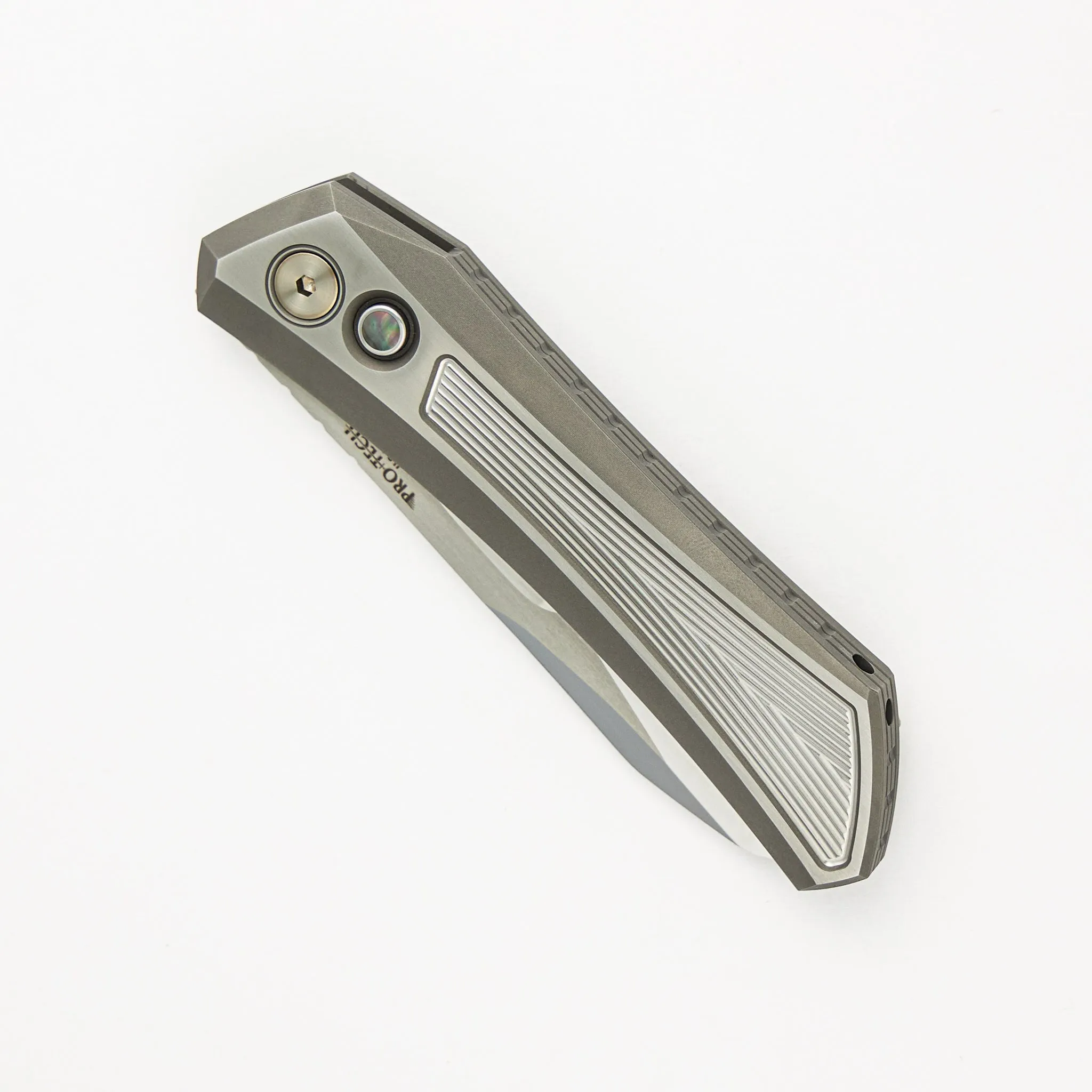 Oligarch - Mirror Polish Blade - Pearl Button (Sinkevich Design)