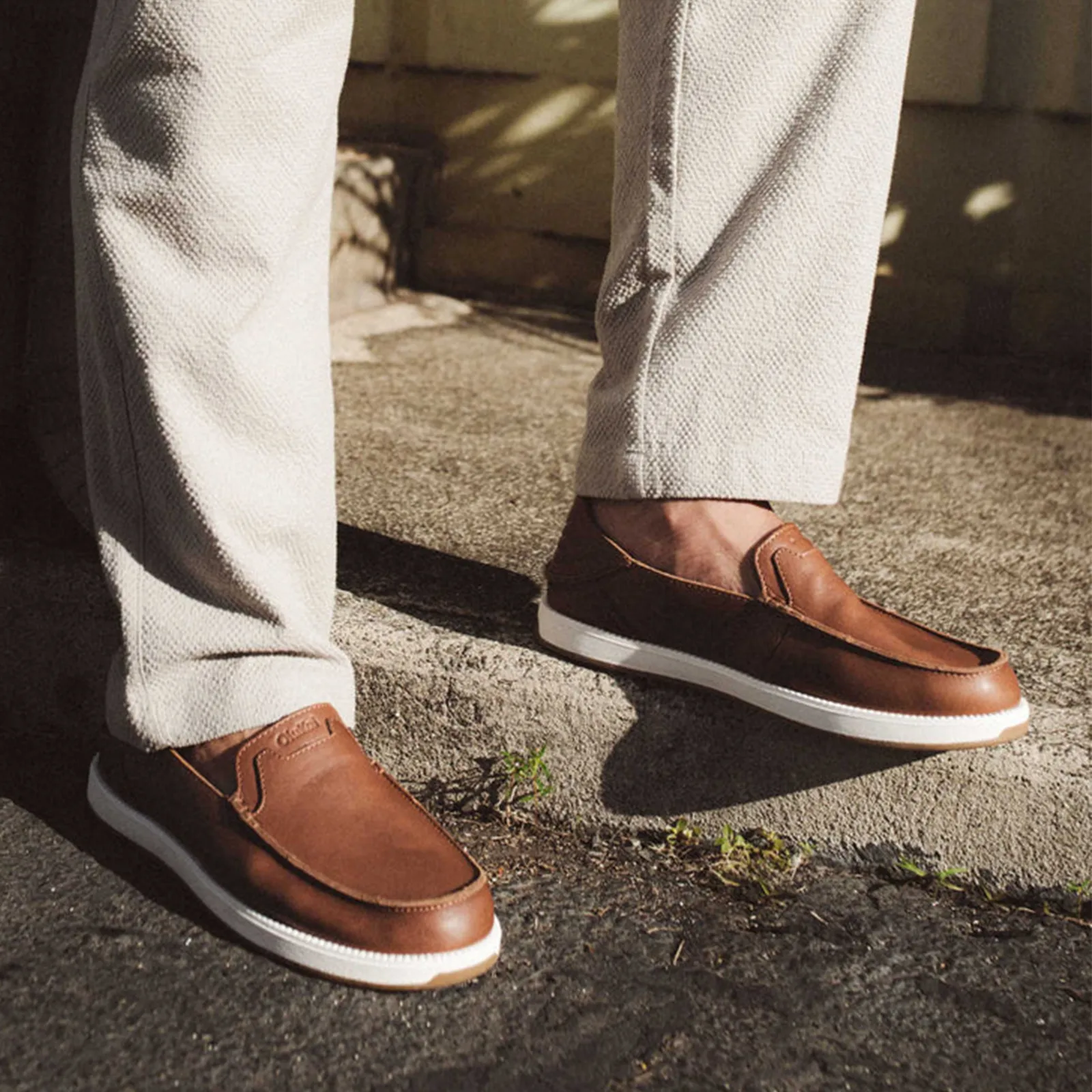 OluKai Kakaha Nia Slip On (Men) - Fox/Fox