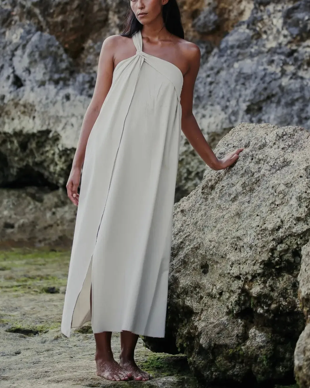 Pia Maxi Dress Natural S/M