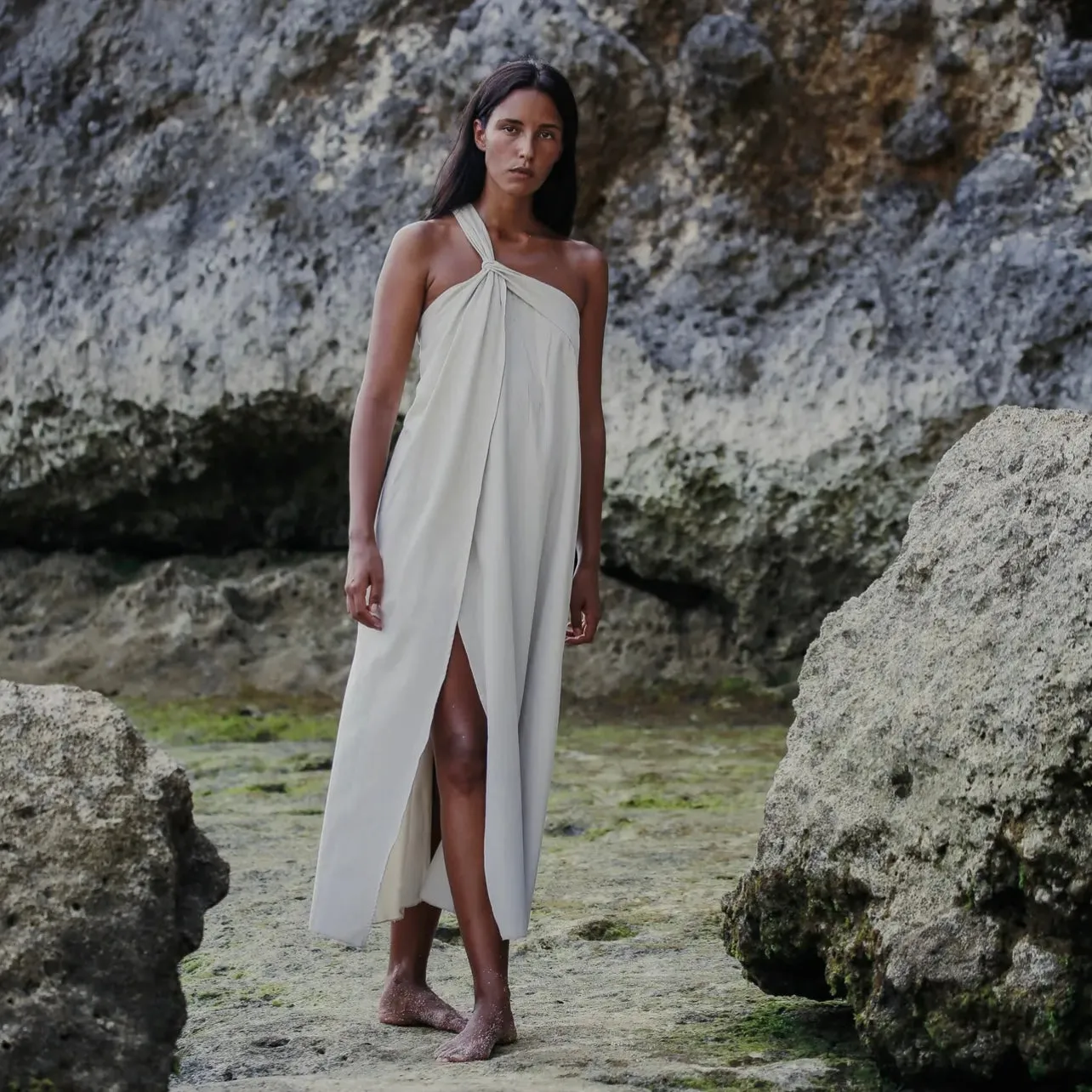 Pia Maxi Dress Natural S/M