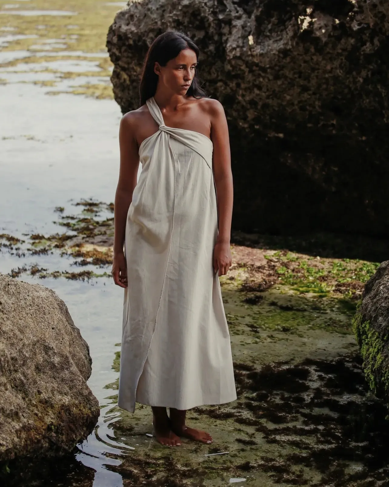 Pia Maxi Dress Natural S/M