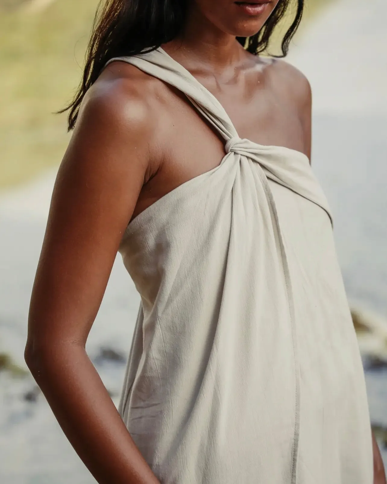 Pia Maxi Dress Natural S/M