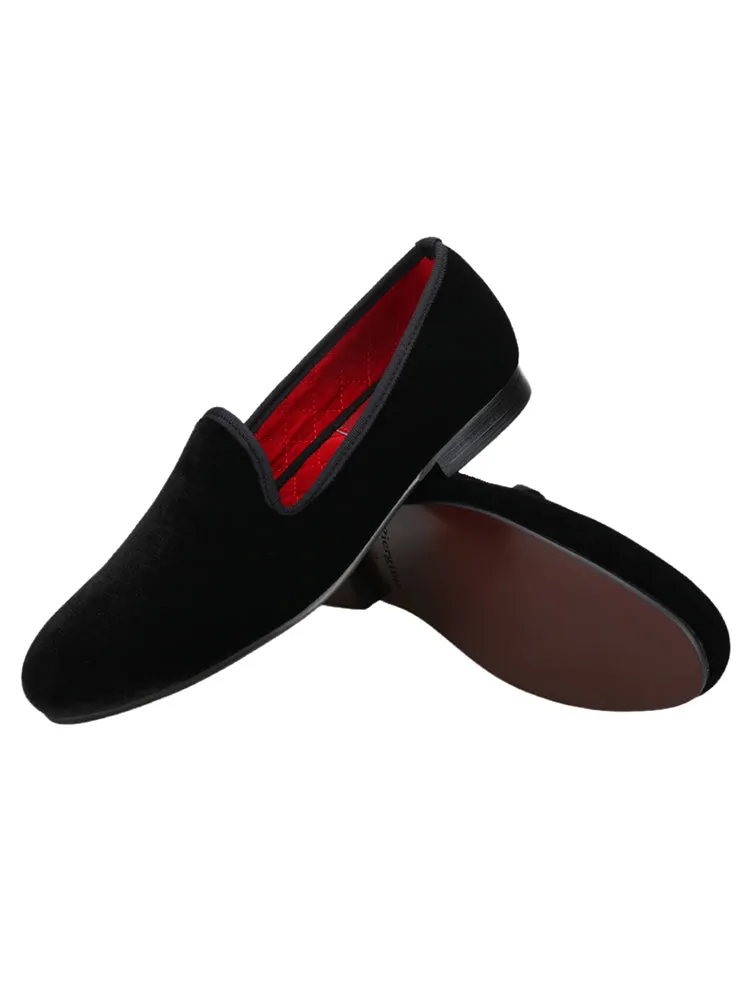 Piergitar European and American Trend Banquet Party Wedding Men's Dress Loafers Suede One Pedal Single Shoes Men