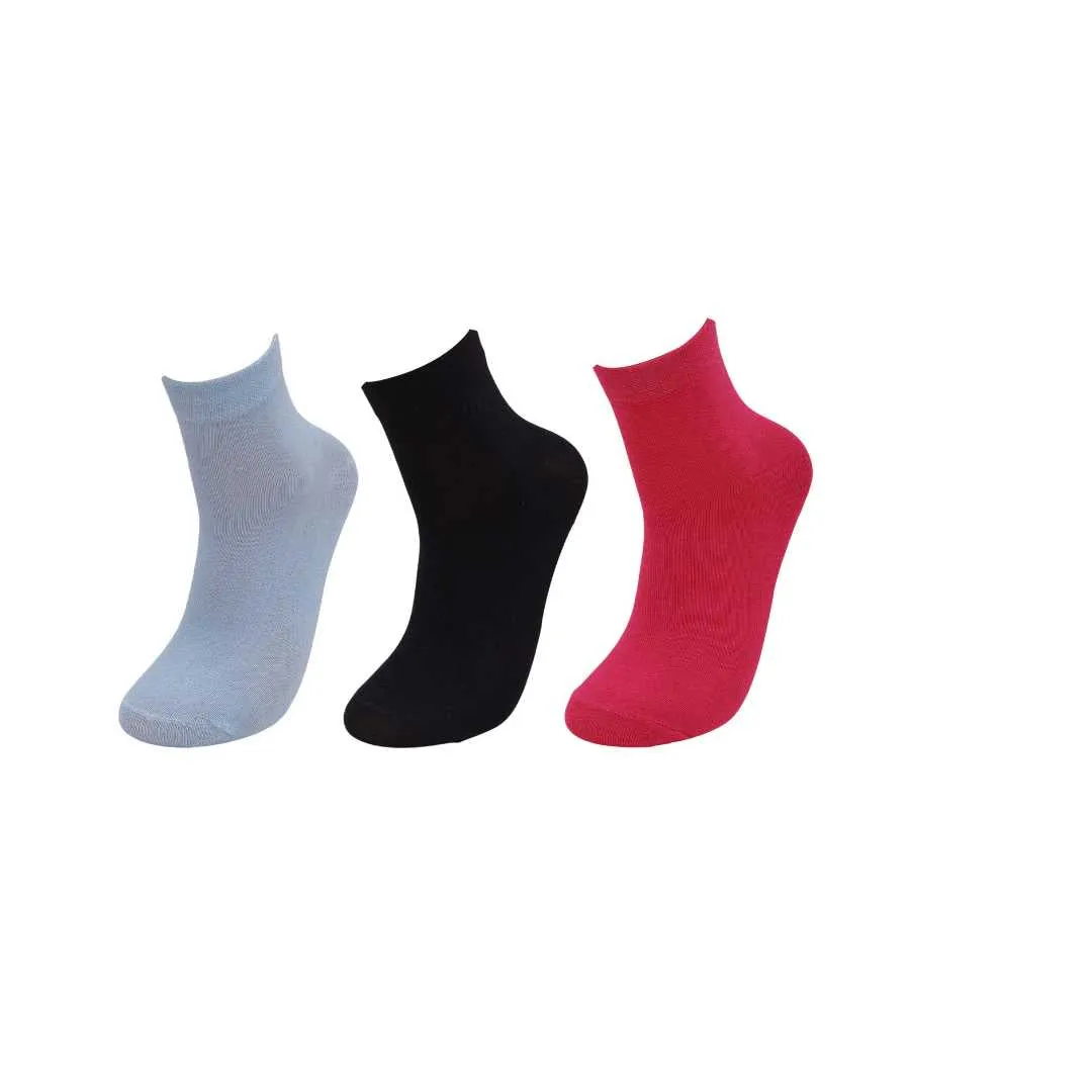 Plain Socks For Women(Pack Of 3)6N