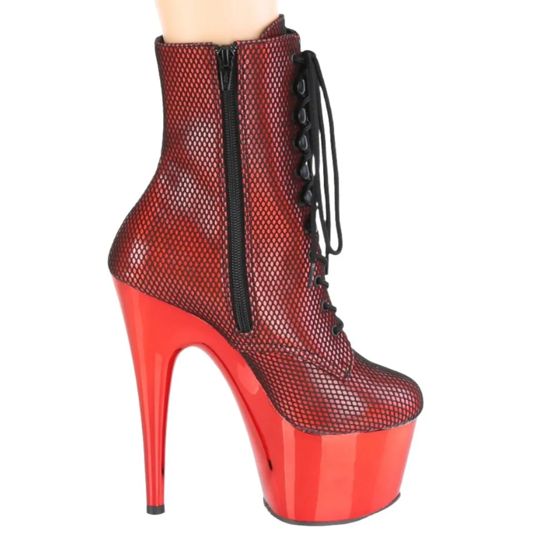 Pleaser ADORE 1020HFN Red Boots
