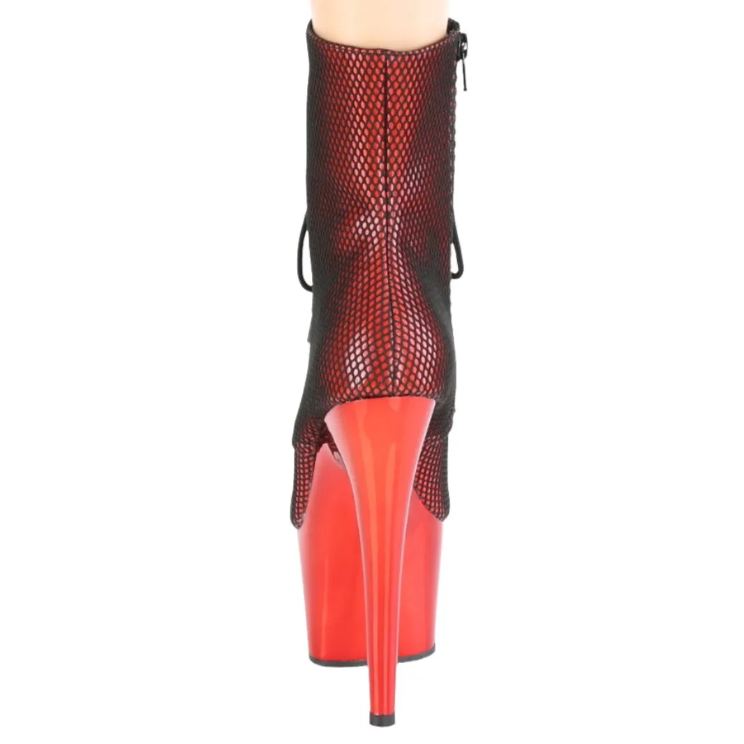 Pleaser ADORE 1020HFN Red Boots