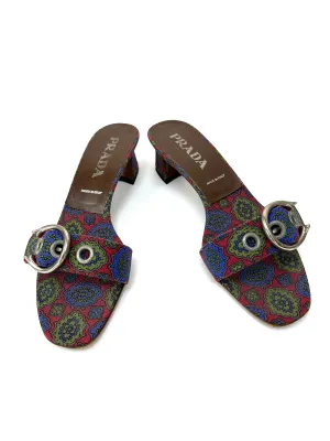 Prada Buckle Strap Slides