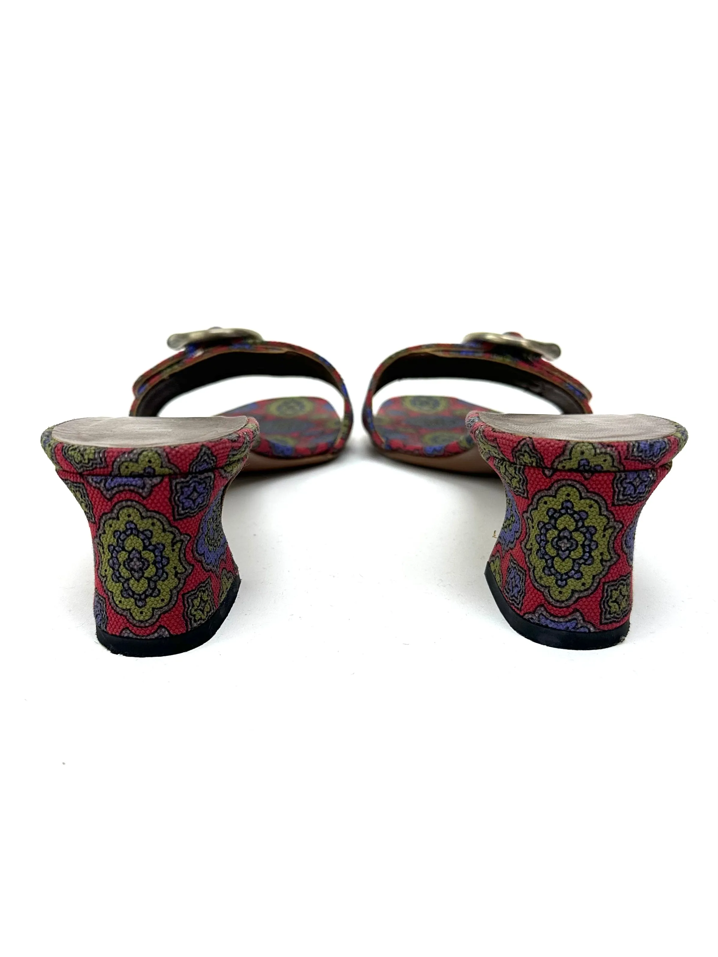 Prada Buckle Strap Slides