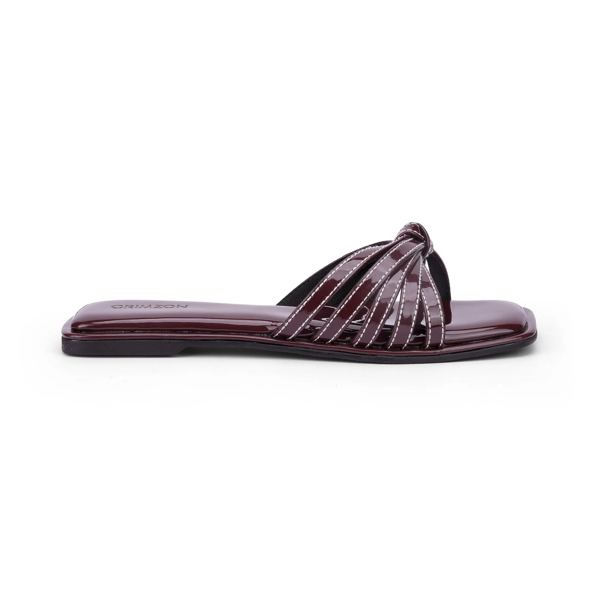 REEVA- BURGUNDY FLATS