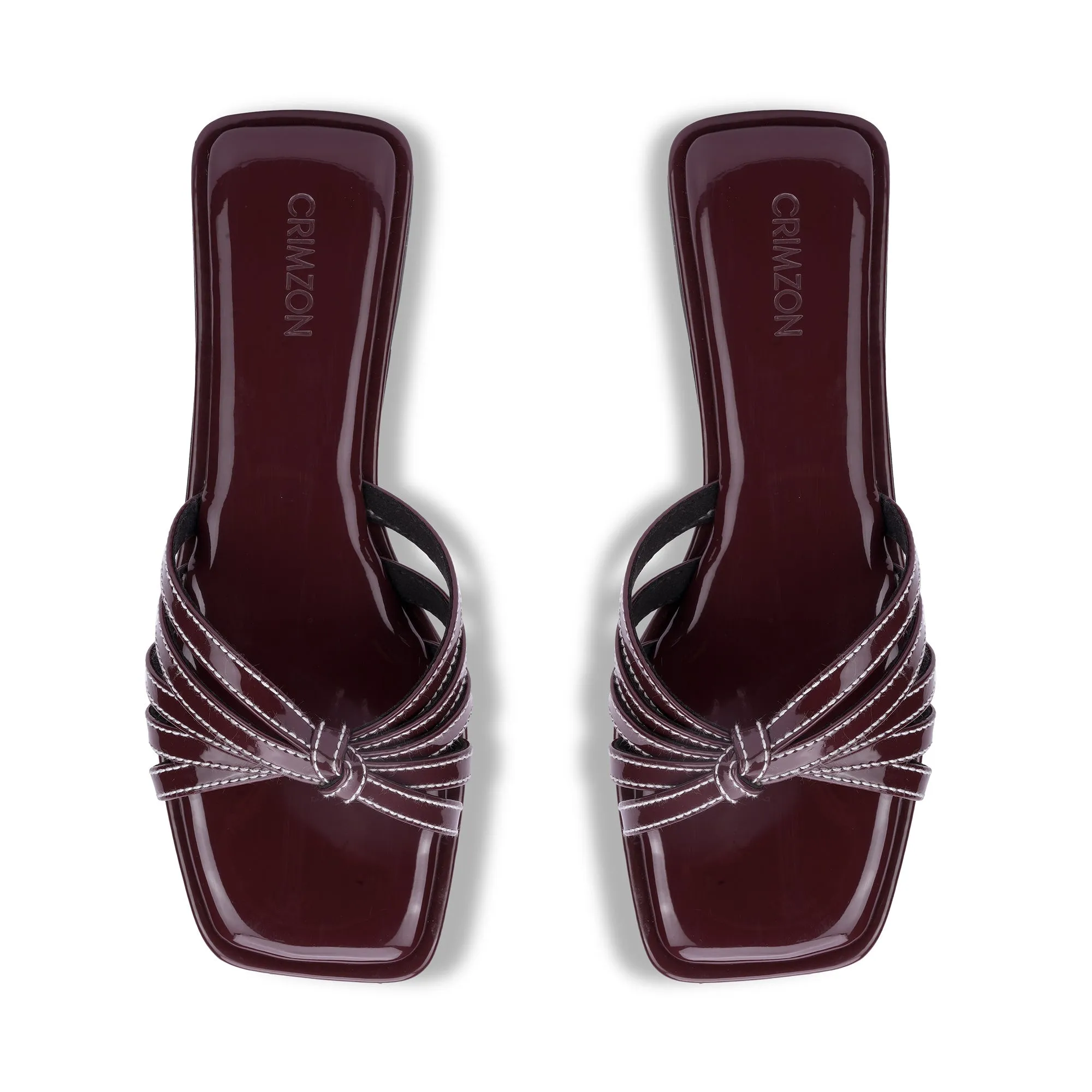 REEVA- BURGUNDY FLATS