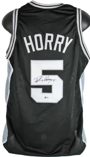 Robert Horry Signed Autographed San Antonio Spurs Basketball Jersey (Beckett COA)