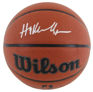 Rockets Hakeem Olajuwon Authentic Signed Wilson NBA Basketball BAS Witnessed