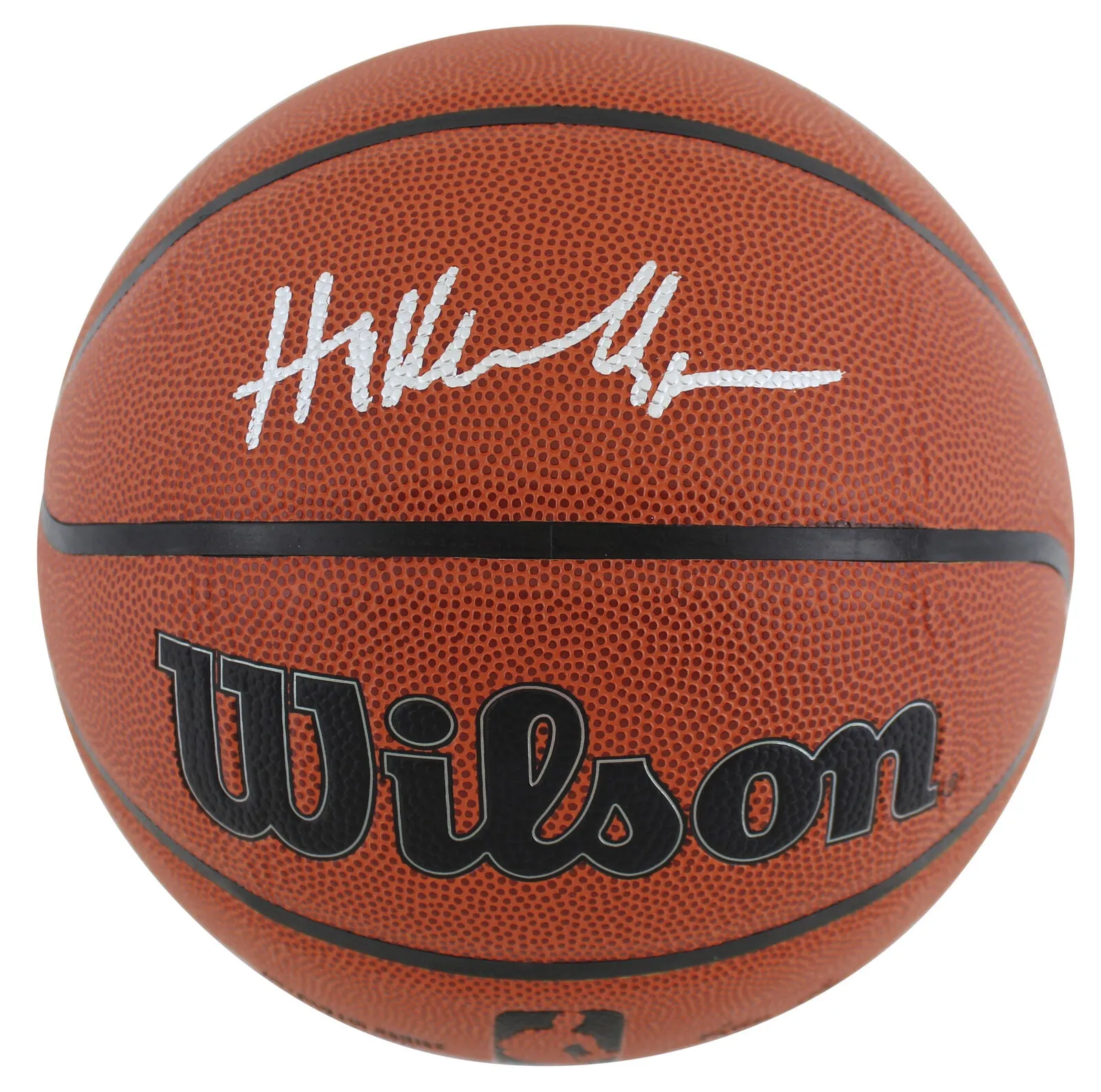 Rockets Hakeem Olajuwon Authentic Signed Wilson NBA Basketball BAS Witnessed