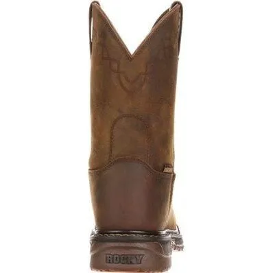Rocky Men's Original Ride Roper 10" Round Toe Western Boot -Brown- FQ0001108