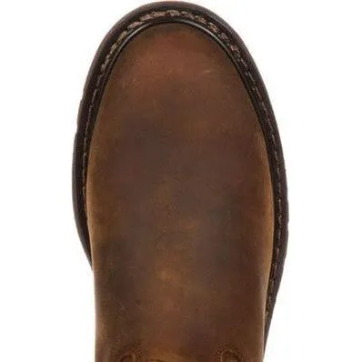 Rocky Men's Original Ride Roper 10" Round Toe Western Boot -Brown- FQ0001108